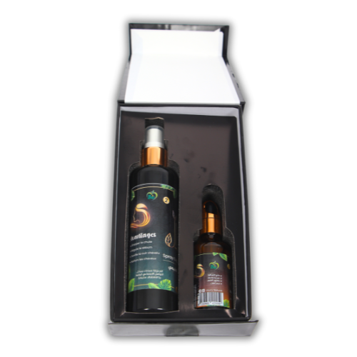 Coffret Soin Capillaire Naturel - Sérum et Spray - مجموعة العناية بالشعر الطبيعية - سيروم ورذاذ