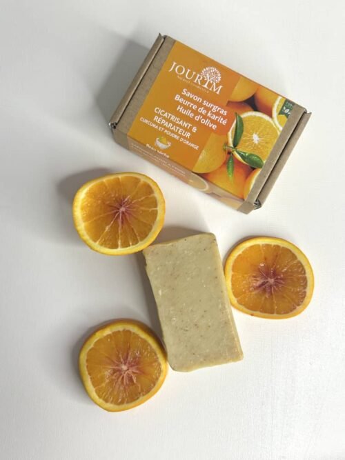 Savon Curcuma et Poudre d'Orange - صابون الكركم ومسحوق البرتقال