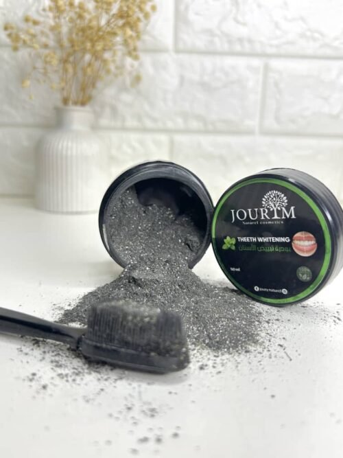 بودرة تبييض الأسنان